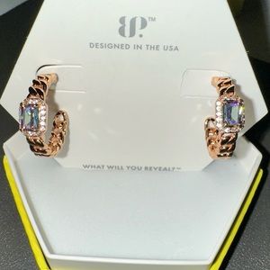 Bomb Party hoop earrings- “How Will I Know”